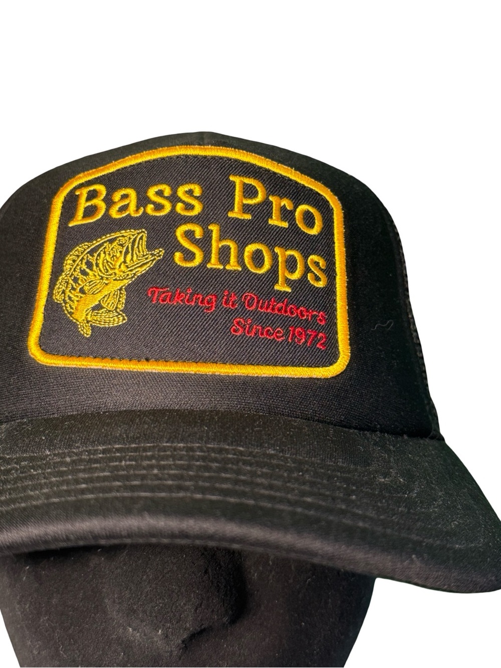 Bass Pro Shops - patch foam trucker hat - black